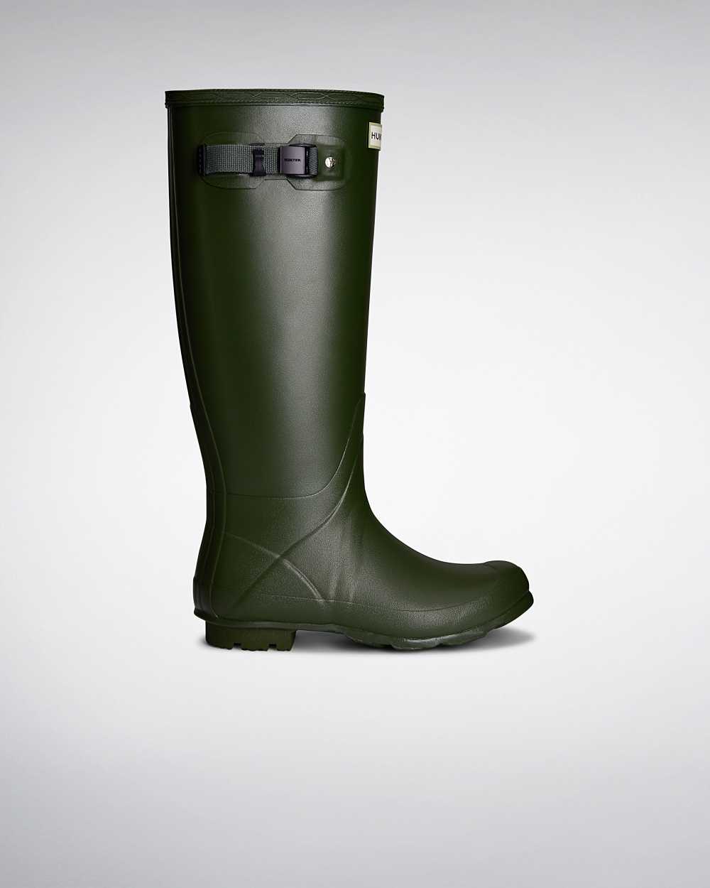 Botas De Agua Mujer - Hunter Norris Field Neoprene Lined Verde - CJLBIN-402 - Verde